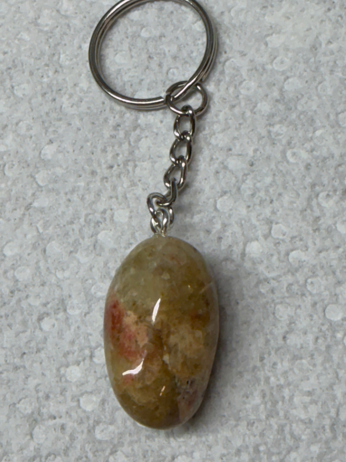 Tumbled Rock Keychain