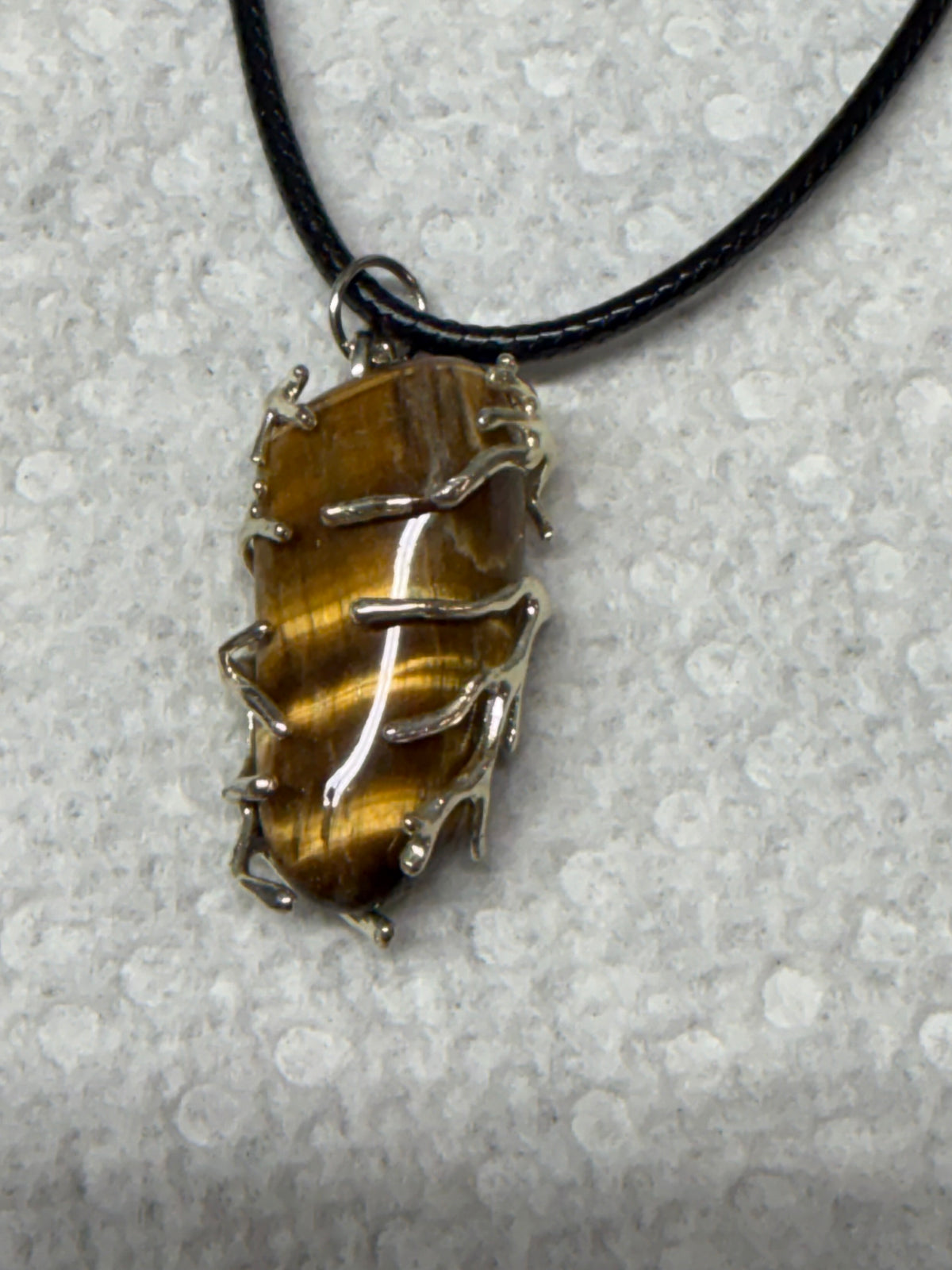 Tigers Eye Branched Necklace