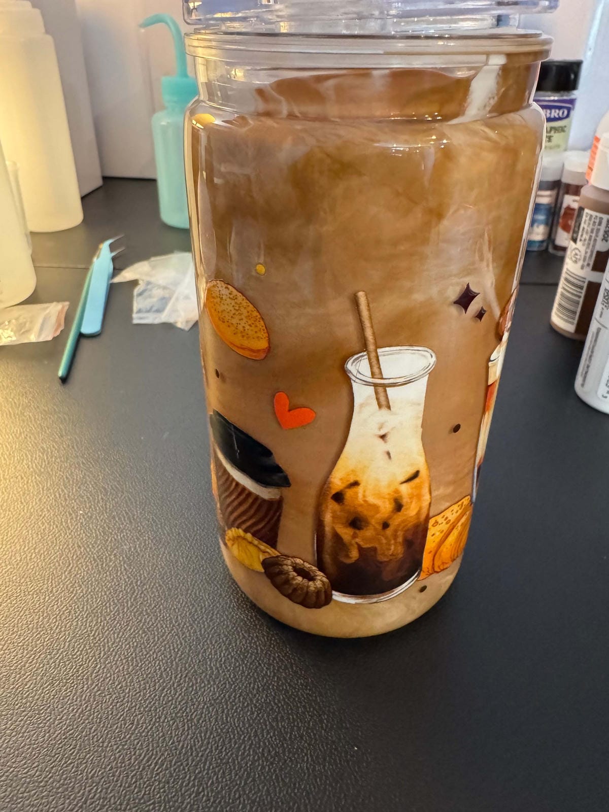 Cream Coffee Tumbler 16oz