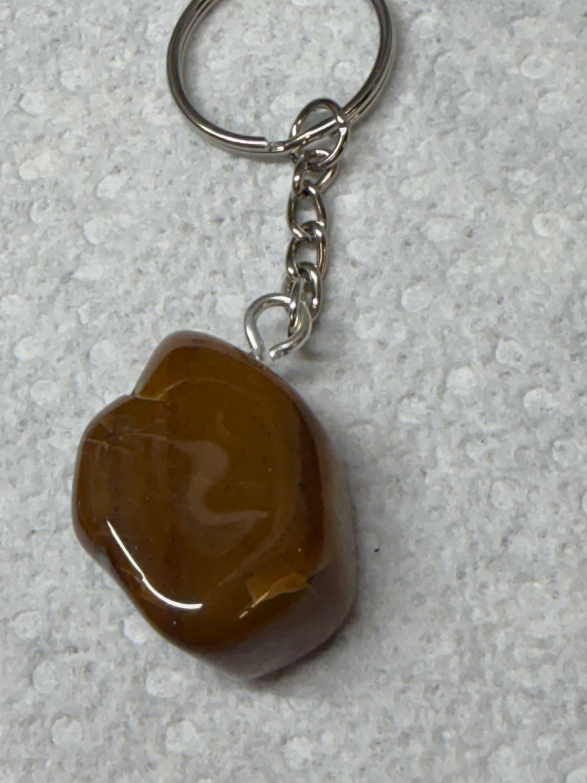 Tumbled Stone Keychain