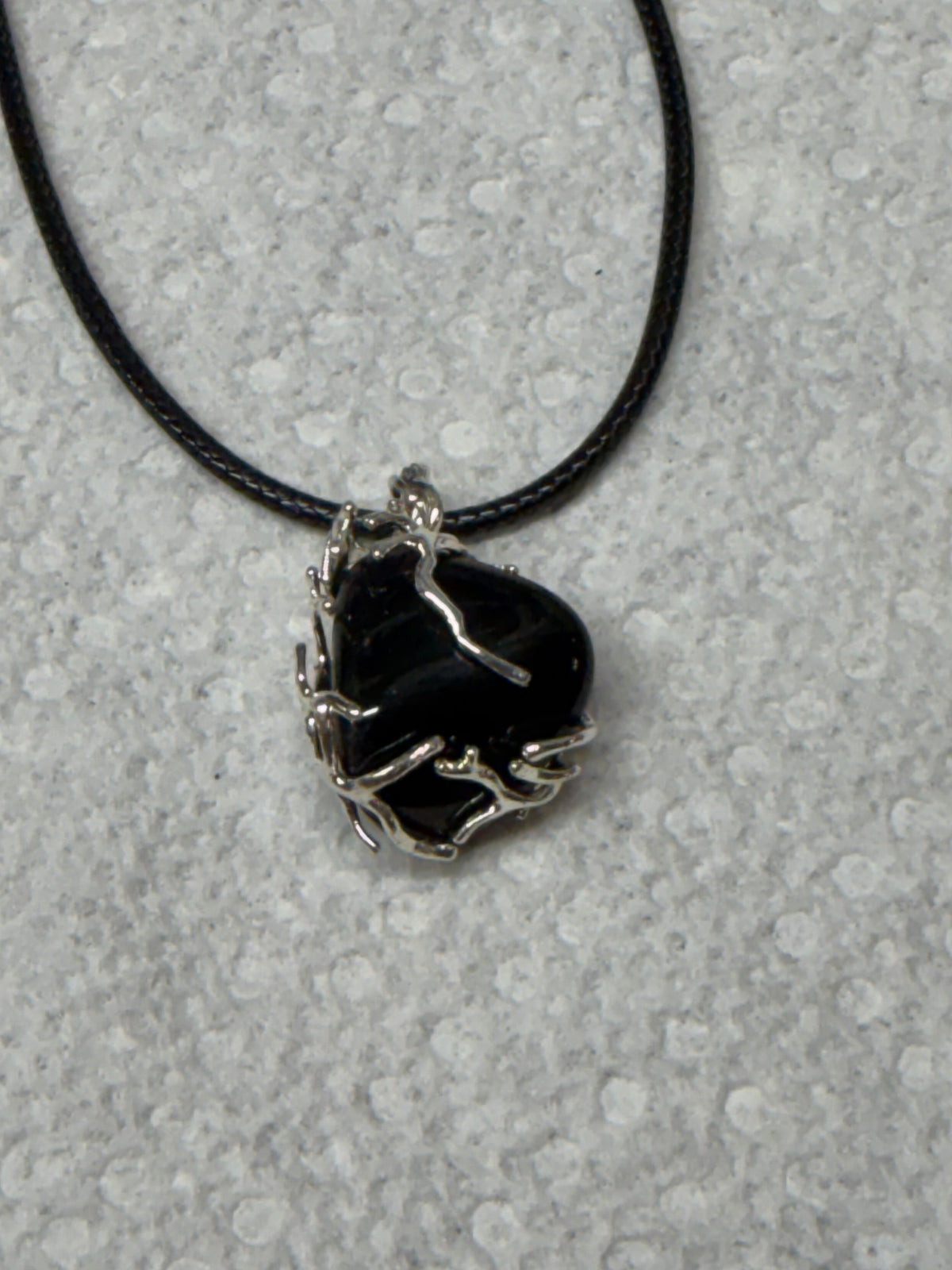 Black Onyx Branch Neckace