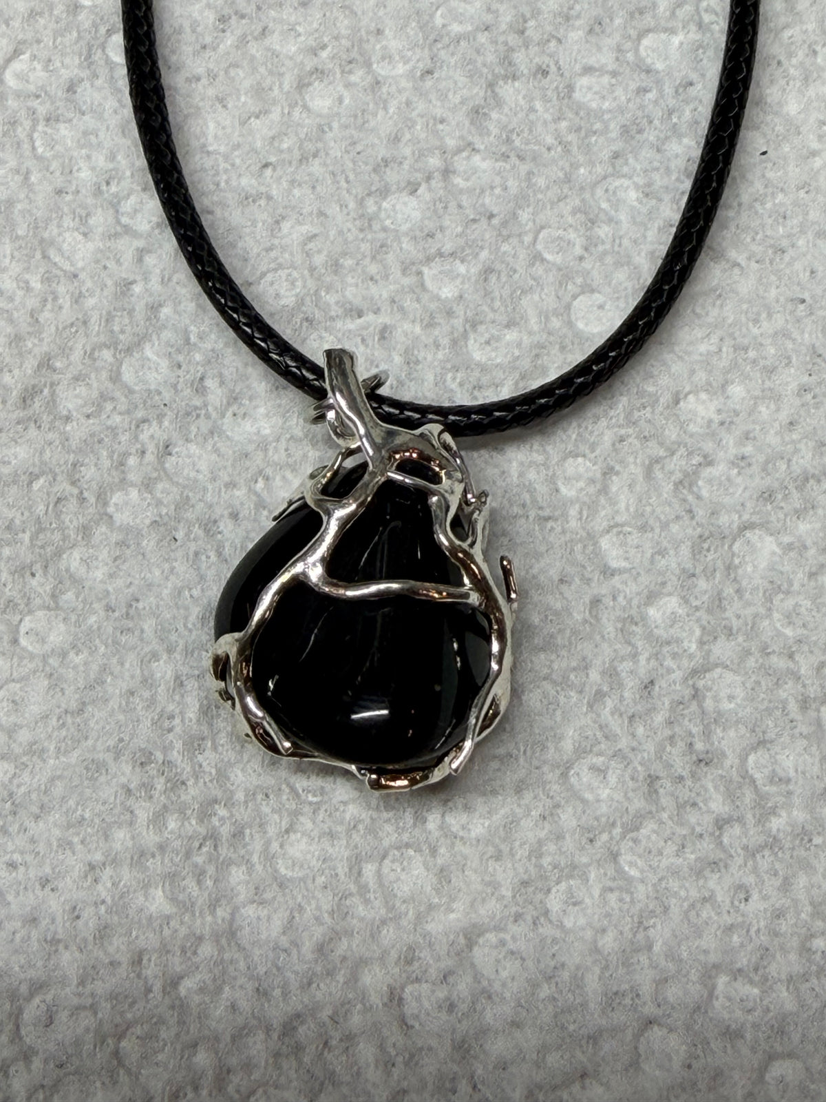 Black Onyx Branch Neckace