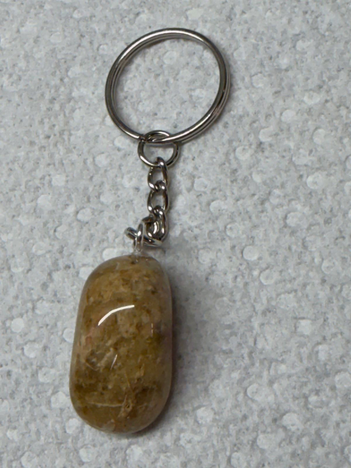 Tumbled Rock Keychain