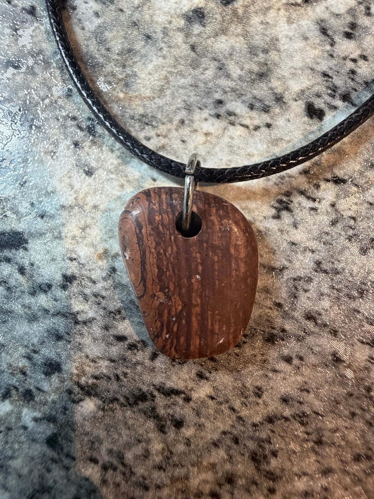 Beautiful Bark Like Rock Necklace