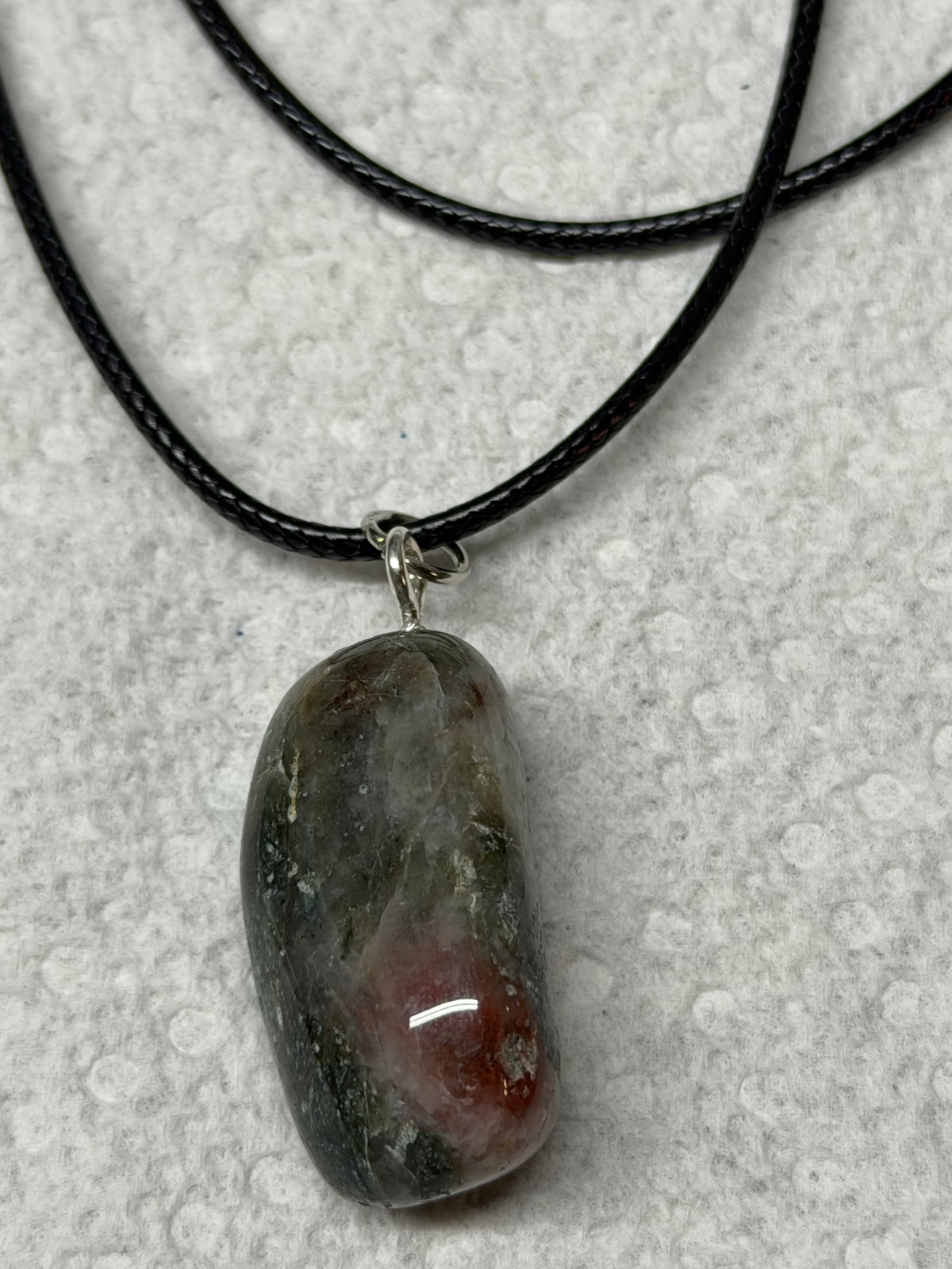 Pink/Green Tumbled Necklace