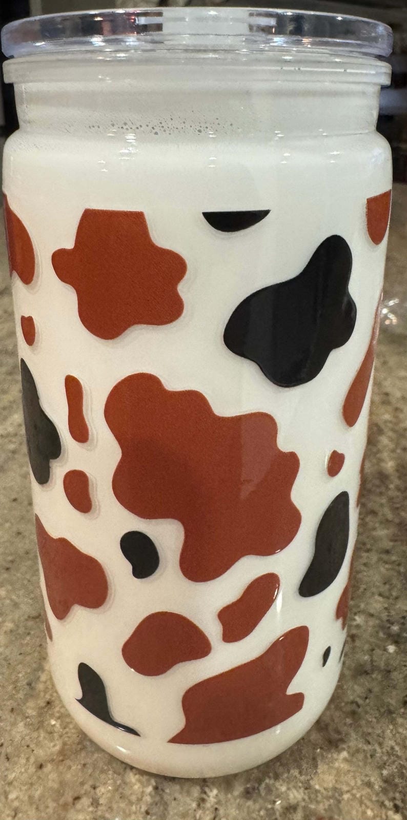 Cow Print 16oz Tumbler