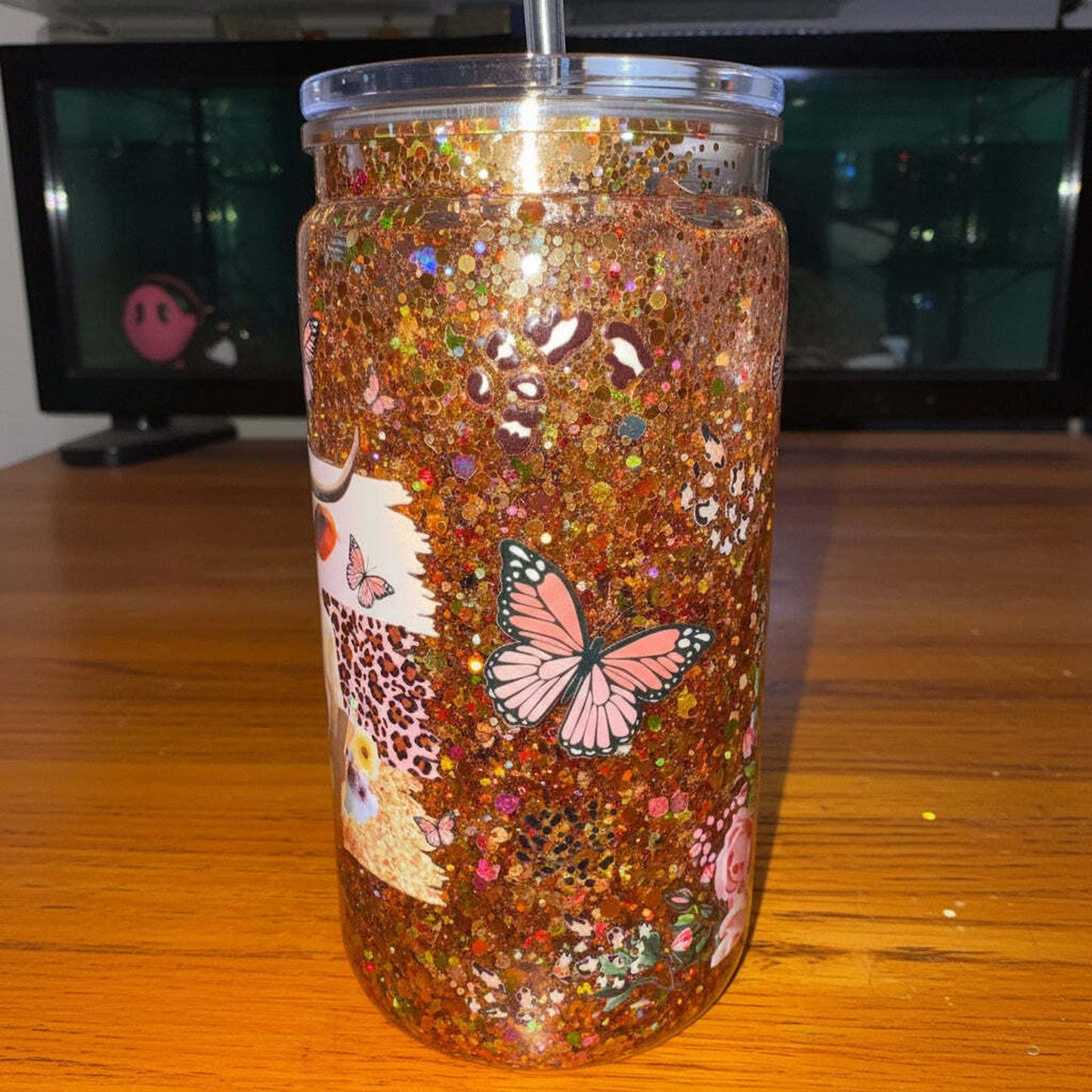 Highland Cow 16 Ounce Tumbler