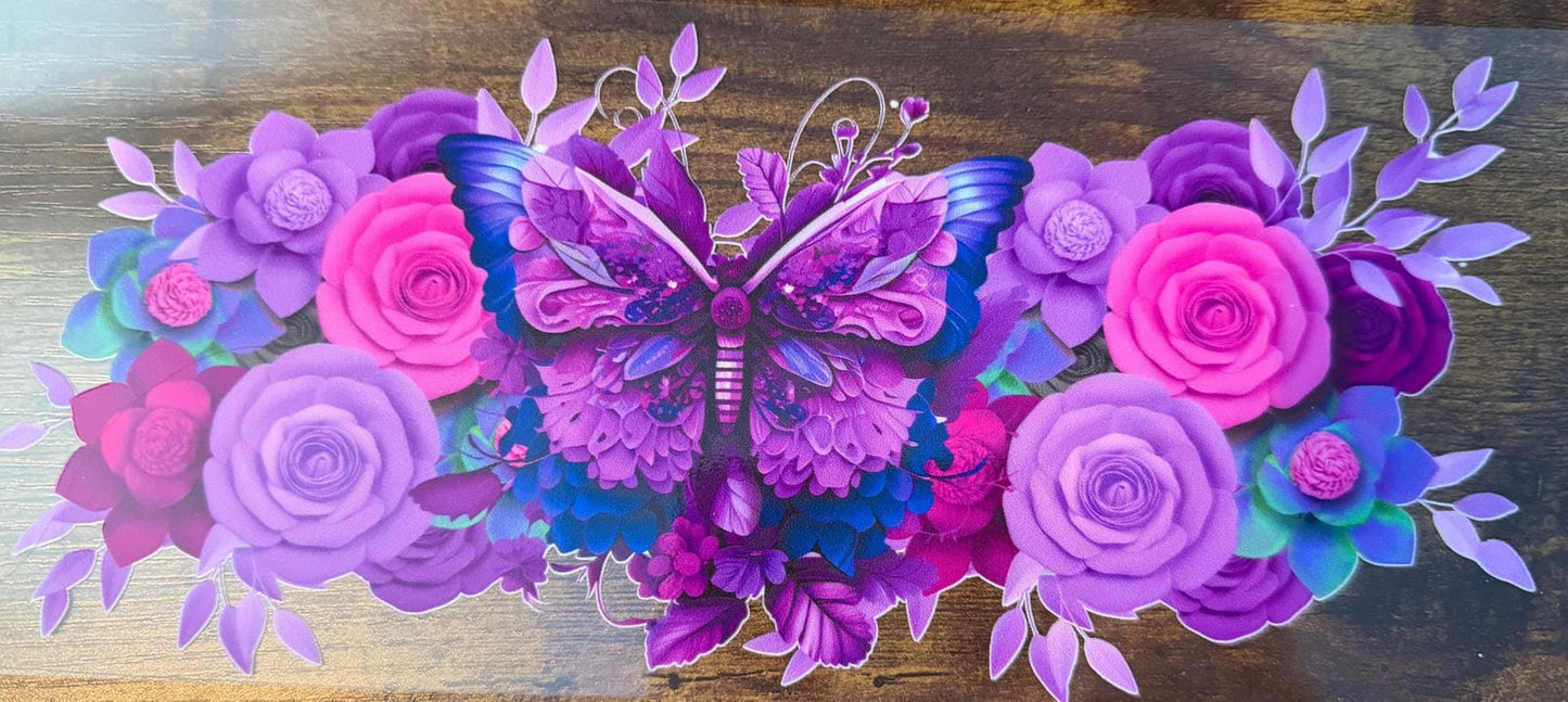 Purple/Pink Butterfly Wrap