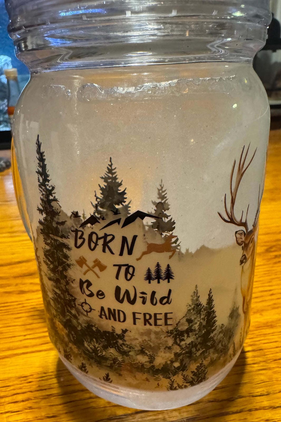 SnowVibe Deer Tumbler 20 oz Mug
