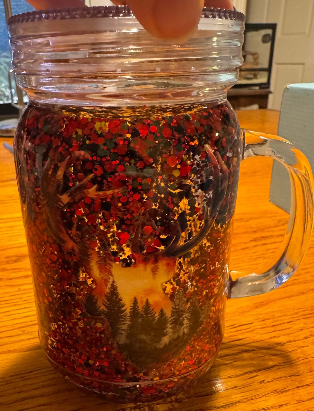 Deer Sunset Acrylic 20 oz Mug