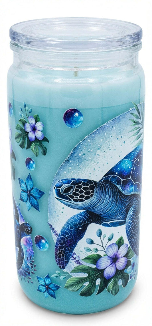 Bubbled Sea Turtle 16 Ounce Tumbler